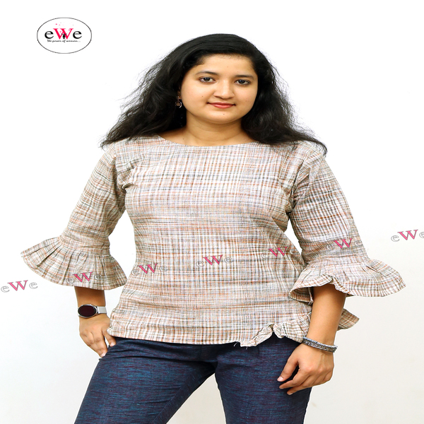 eWe - The Handloom Store+khadi Short Tops